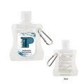 1 Oz. Hand Sanitizer Pouch With Carabiner